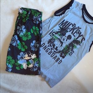 Disney Mickey Bathing Suit with Tank Top